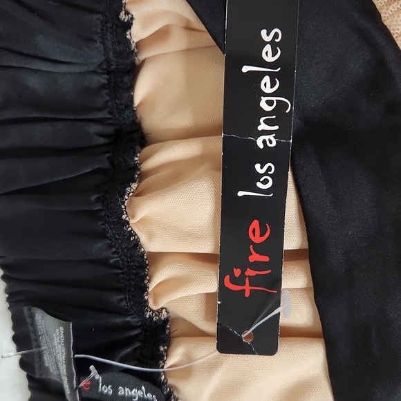 Peach  lace tulle lined  maxi skirt  size medium - Picture 9 of 11